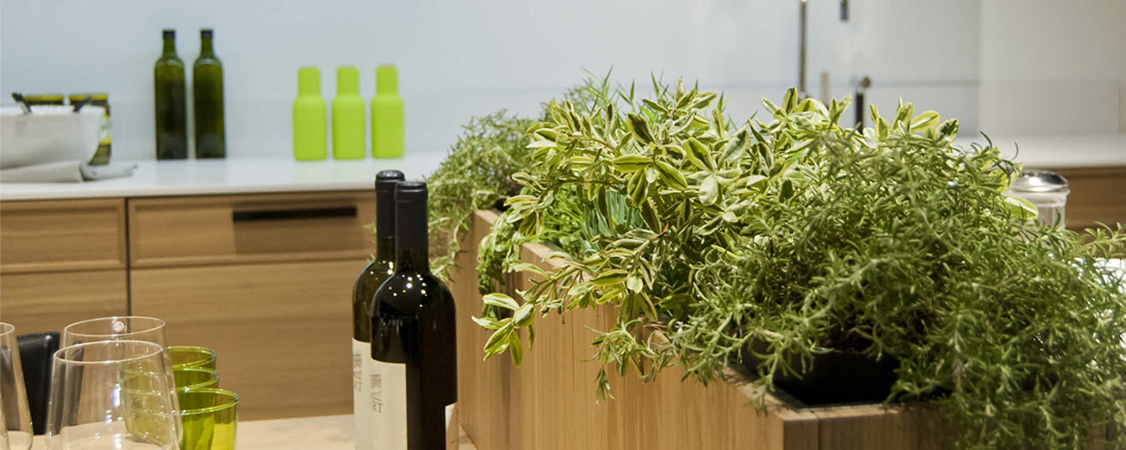 garden in the kitchen